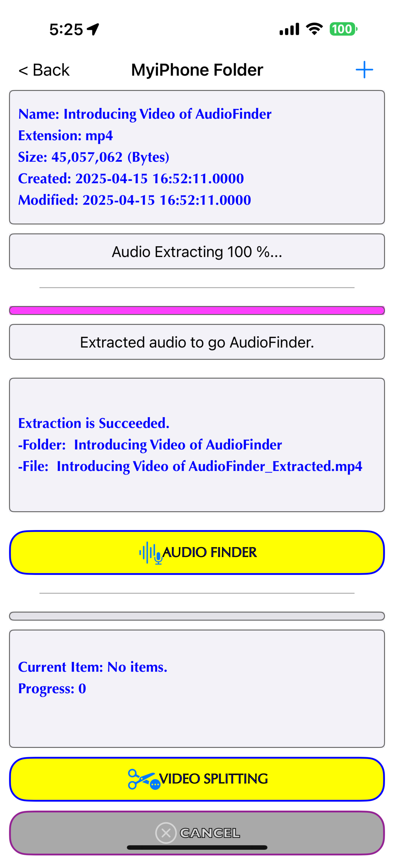 AudioFinder 스크린샷 3
